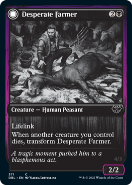 Desperate Farmer // Depraved Harvester [Innistrad: Double Feature] | Cards and Coasters CA