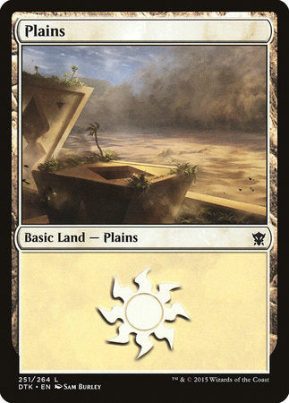 Plains (251) [Dragons of Tarkir] | Cards and Coasters CA