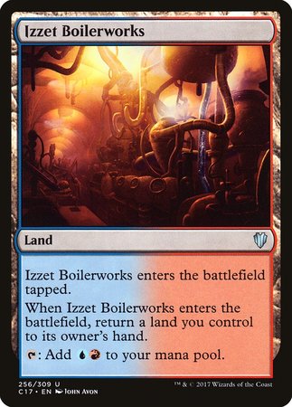 Izzet Boilerworks [Commander 2017] | Cards and Coasters CA