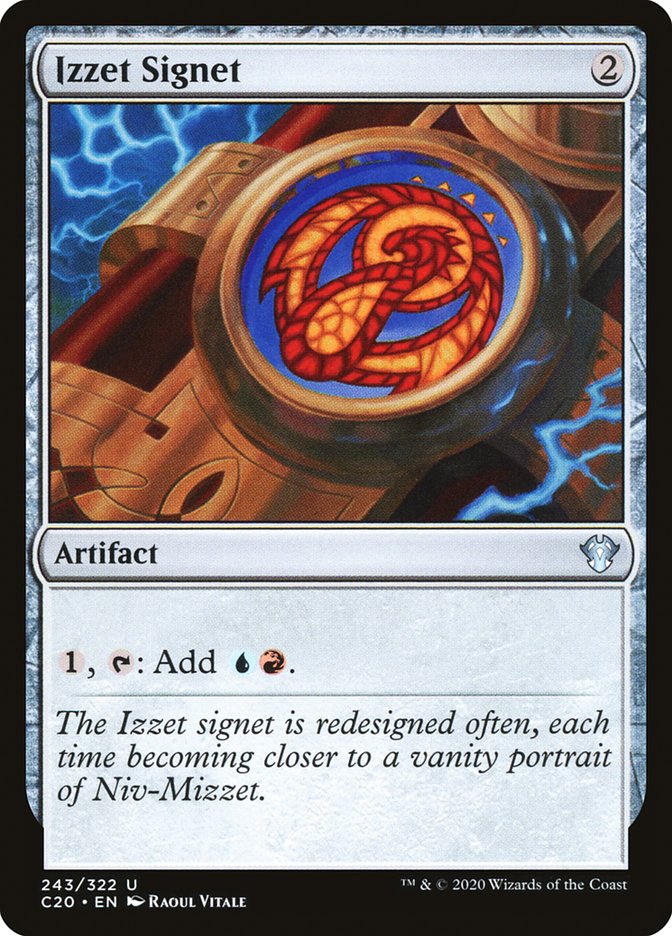 Izzet Signet [Commander 2020] | Cards and Coasters CA