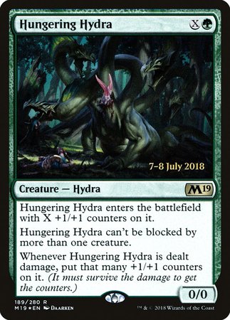 Hungering Hydra [Core Set 2019 Promos] | Cards and Coasters CA