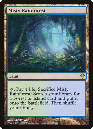 Misty Rainforest [Zendikar] | Cards and Coasters CA