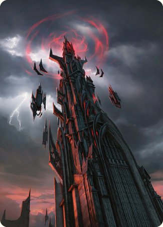 Barad-dur Art Card [The Lord of the Rings: Tales of Middle-earth Art Series] | Cards and Coasters CA