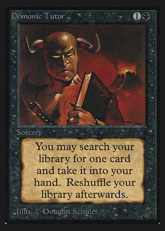 Demonic Tutor (CE) [Collectors’ Edition] | Cards and Coasters CA