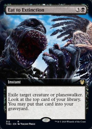 Eat to Extinction (Extended Art) [Theros Beyond Death] | Cards and Coasters CA