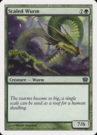 Scaled Wurm [Ninth Edition] | Cards and Coasters CA