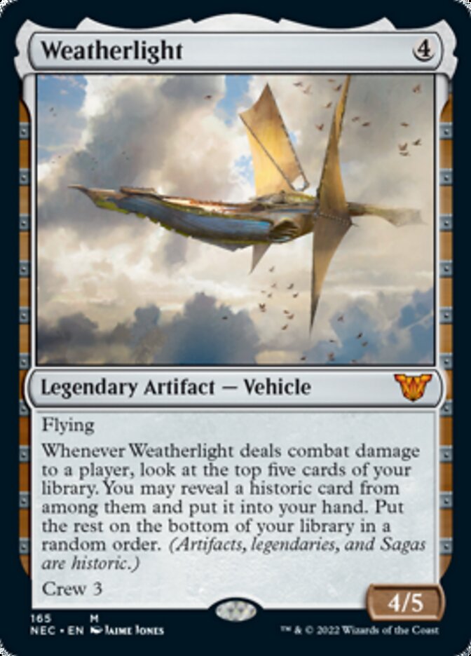 Weatherlight [Kamigawa: Neon Dynasty Commander] | Cards and Coasters CA