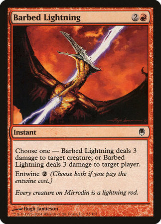 Barbed Lightning [Darksteel] | Cards and Coasters CA