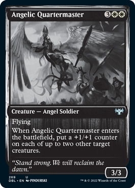 Angelic Quartermaster [Innistrad: Double Feature] | Cards and Coasters CA