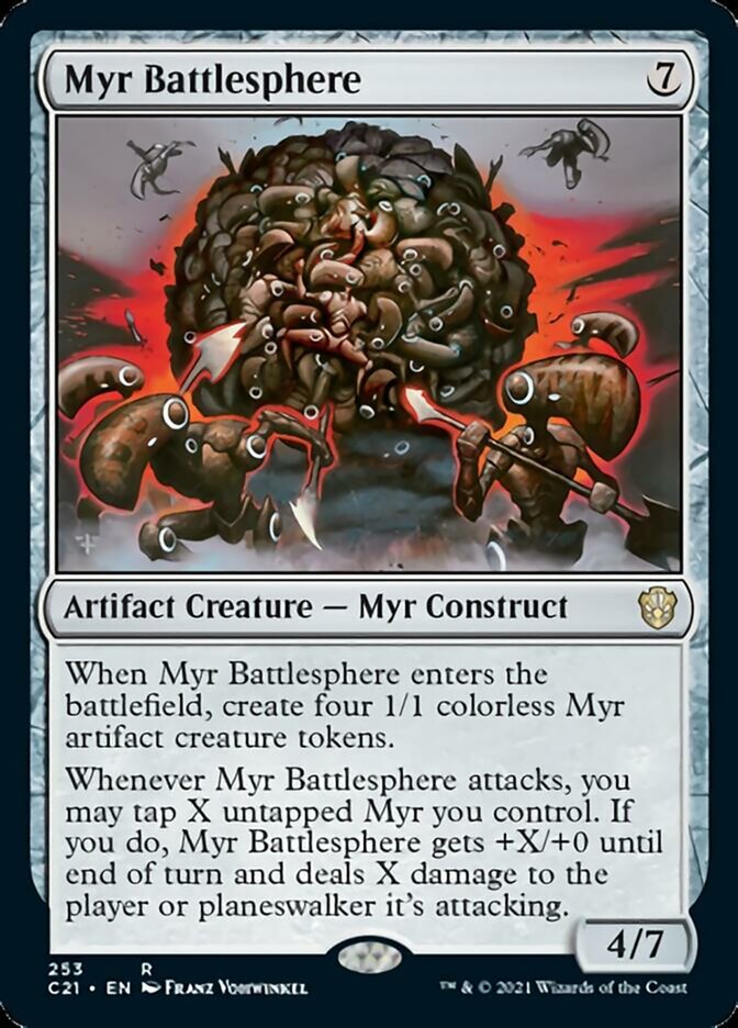 Myr Battlesphere [Commander 2021] | Cards and Coasters CA