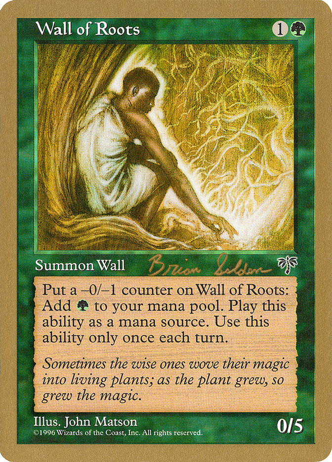 Wall of Roots (Brian Selden) [World Championship Decks 1998] | Cards and Coasters CA