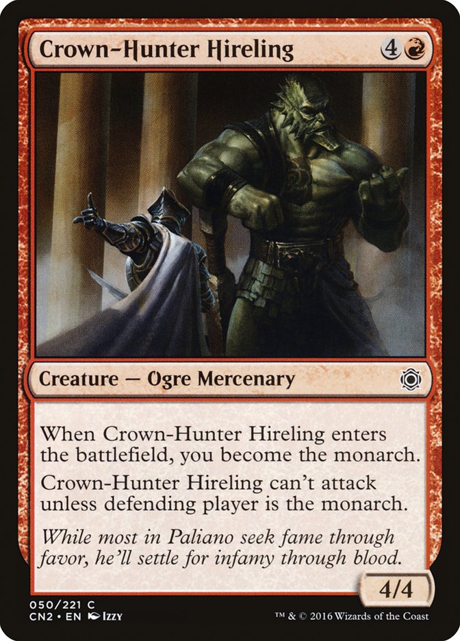 Crown-Hunter Hireling [Conspiracy: Take the Crown] | Cards and Coasters CA