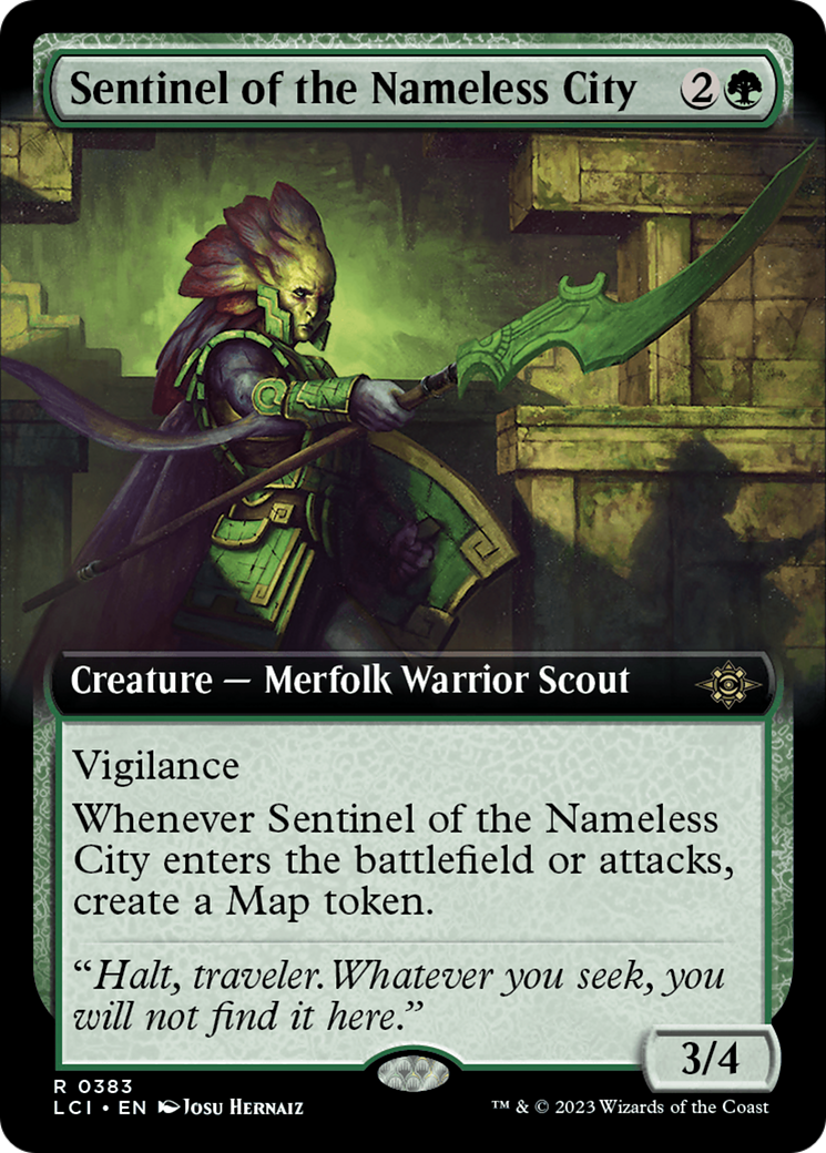 Sentinel of the Nameless City (Extended Art) [The Lost Caverns of Ixalan] | Cards and Coasters CA