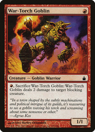 War-Torch Goblin [Ravnica: City of Guilds] | Cards and Coasters CA