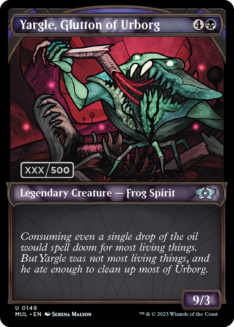 Yargle, Glutton of Urborg (Serialized) [Multiverse Legends] | Cards and Coasters CA