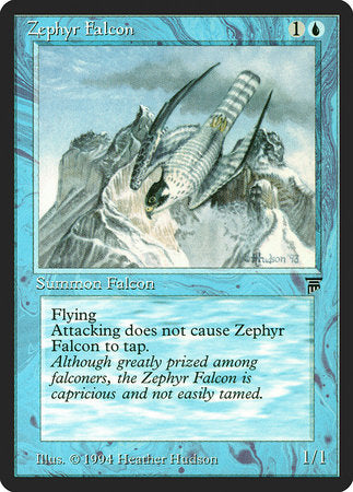 Zephyr Falcon [Legends] | Cards and Coasters CA