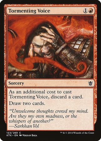 Tormenting Voice [Khans of Tarkir] | Cards and Coasters CA