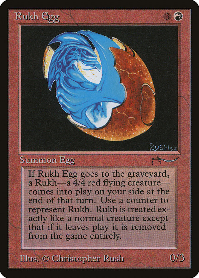 Rukh Egg (Dark Mana Cost) [Arabian Nights] | Cards and Coasters CA