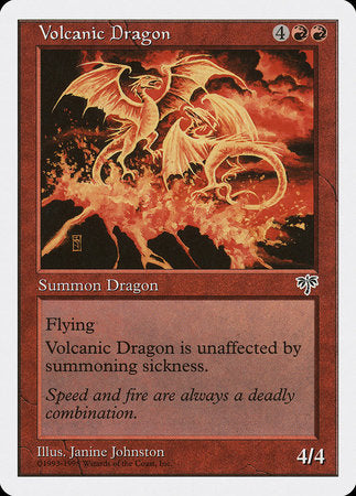 Volcanic Dragon [Anthologies] | Cards and Coasters CA