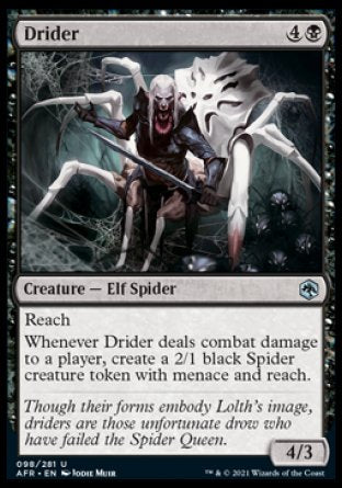 Drider [Dungeons & Dragons: Adventures in the Forgotten Realms] | Cards and Coasters CA