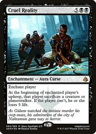 Cruel Reality [Amonkhet Promos] | Cards and Coasters CA