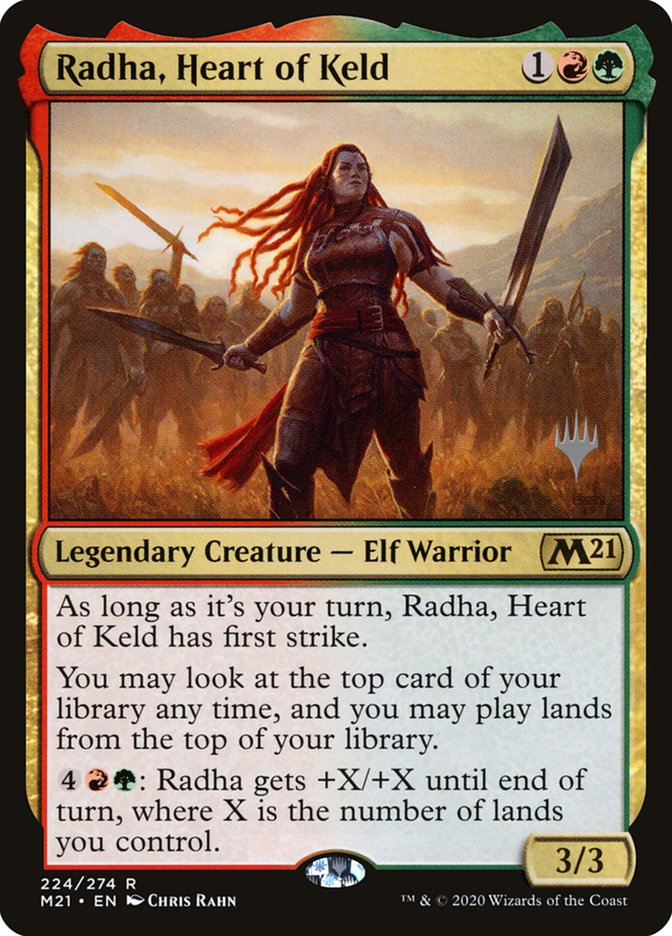 Radha, Heart of Keld (Promo Pack) [Core Set 2021 Promos] | Cards and Coasters CA