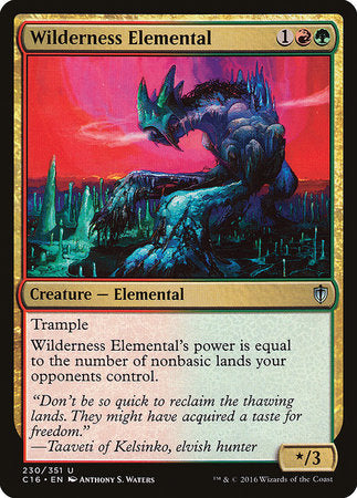 Wilderness Elemental [Commander 2016] | Cards and Coasters CA