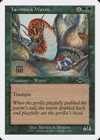 Yavimaya Wurm [Beatdown Box Set] | Cards and Coasters CA