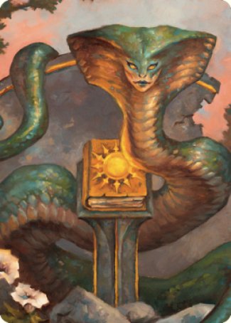 Guardian Naga Art Card [Commander Legends: Battle for Baldur's Gate Art Series] | Cards and Coasters CA