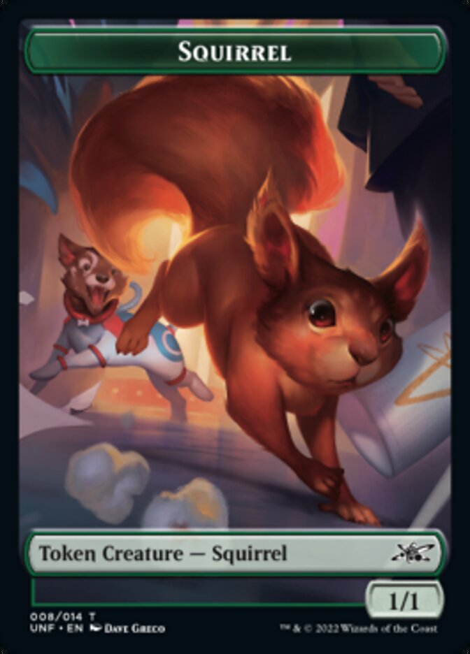 Squirrel Token [Unfinity Tokens] | Cards and Coasters CA