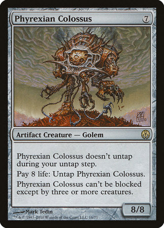 Phyrexian Colossus [Duel Decks: Phyrexia vs. the Coalition] | Cards and Coasters CA