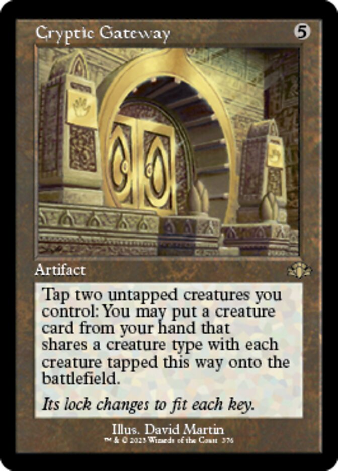 Cryptic Gateway (Retro) [Dominaria Remastered] | Cards and Coasters CA