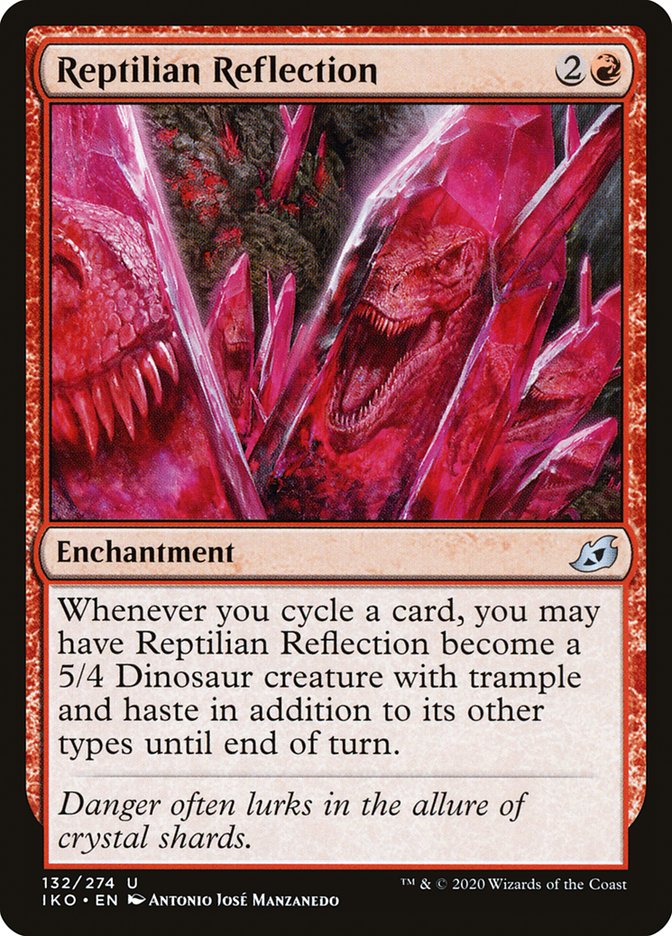 Reptilian Reflection [Ikoria: Lair of Behemoths] | Cards and Coasters CA