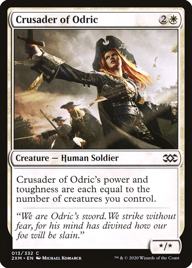 Crusader of Odric [Double Masters] | Cards and Coasters CA