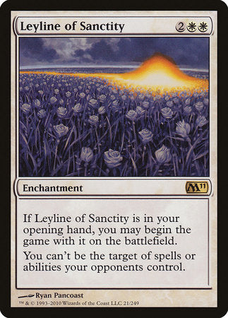 Leyline of Sanctity [Magic 2011] | Cards and Coasters CA