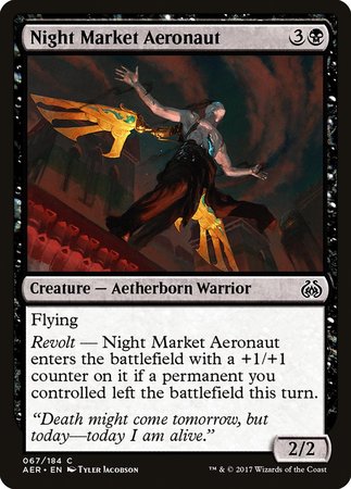 Night Market Aeronaut [Aether Revolt] | Cards and Coasters CA