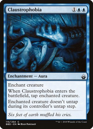 Claustrophobia [Battlebond] | Cards and Coasters CA