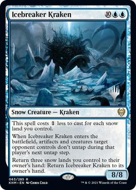 Icebreaker Kraken [Kaldheim Promo Pack] | Cards and Coasters CA