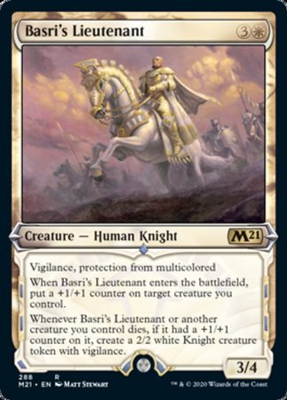 Basri's Lieutenant (Showcase) [Core Set 2021] | Cards and Coasters CA