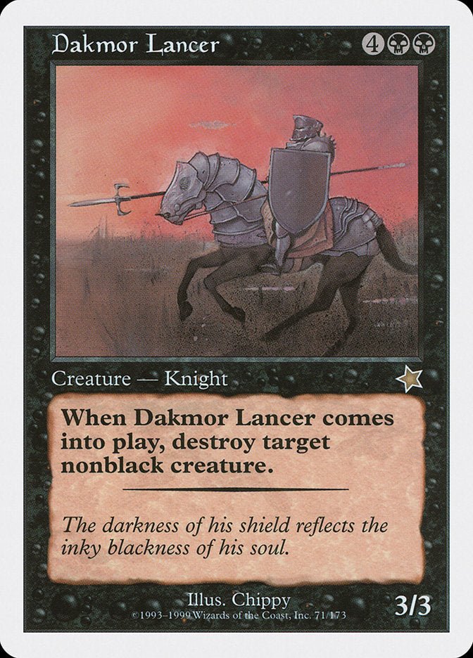 Dakmor Lancer [Starter 1999] | Cards and Coasters CA