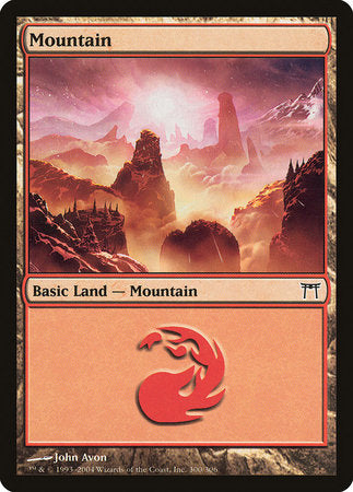 Mountain (300) [Champions of Kamigawa] | Cards and Coasters CA