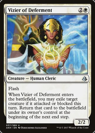 Vizier of Deferment [Amonkhet] | Cards and Coasters CA