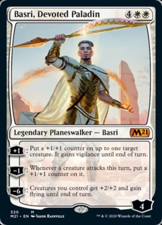 Basri, Devoted Paladin [Core Set 2021] | Cards and Coasters CA