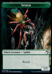 Beast (007) // Spider Double-sided Token [Innistrad: Midnight Hunt Commander] | Cards and Coasters CA