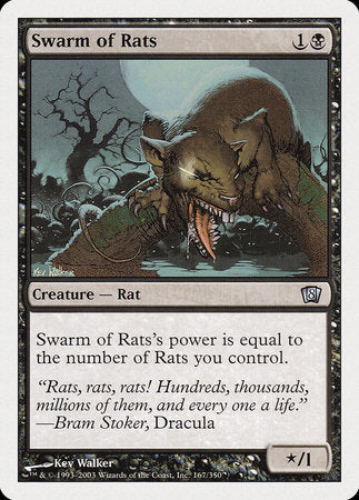 Swarm of Rats [Eighth Edition] | Cards and Coasters CA