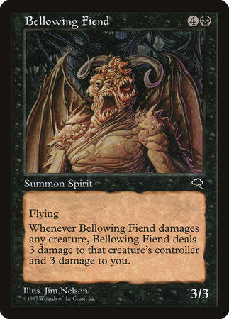 Bellowing Fiend [Tempest] | Cards and Coasters CA