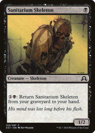 Sanitarium Skeleton [Shadows over Innistrad] | Cards and Coasters CA