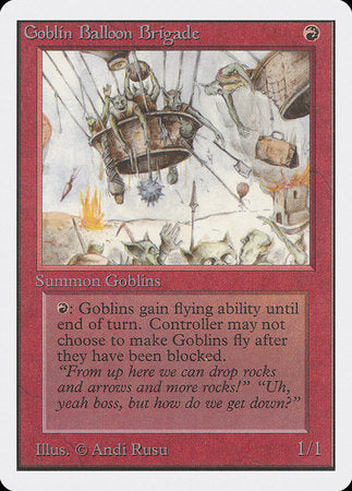 Goblin Balloon Brigade [Unlimited Edition] | Cards and Coasters CA