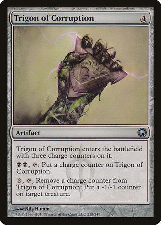 Trigon of Corruption [Scars of Mirrodin] | Cards and Coasters CA