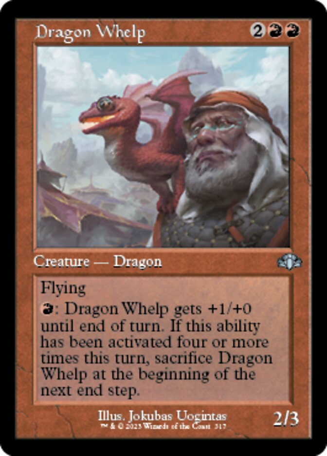 Dragon Whelp (Retro) [Dominaria Remastered] | Cards and Coasters CA